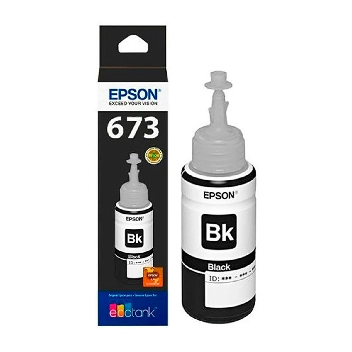 Botella de Tinta Epson T673120-AL Negro